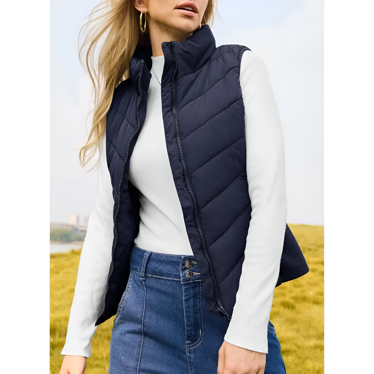 Aveline Quilted Puffer Vest