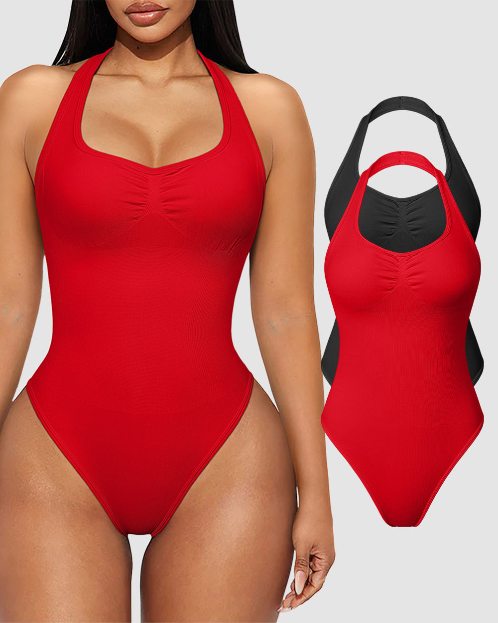 Women's 2 Piece Backless Bodysuits