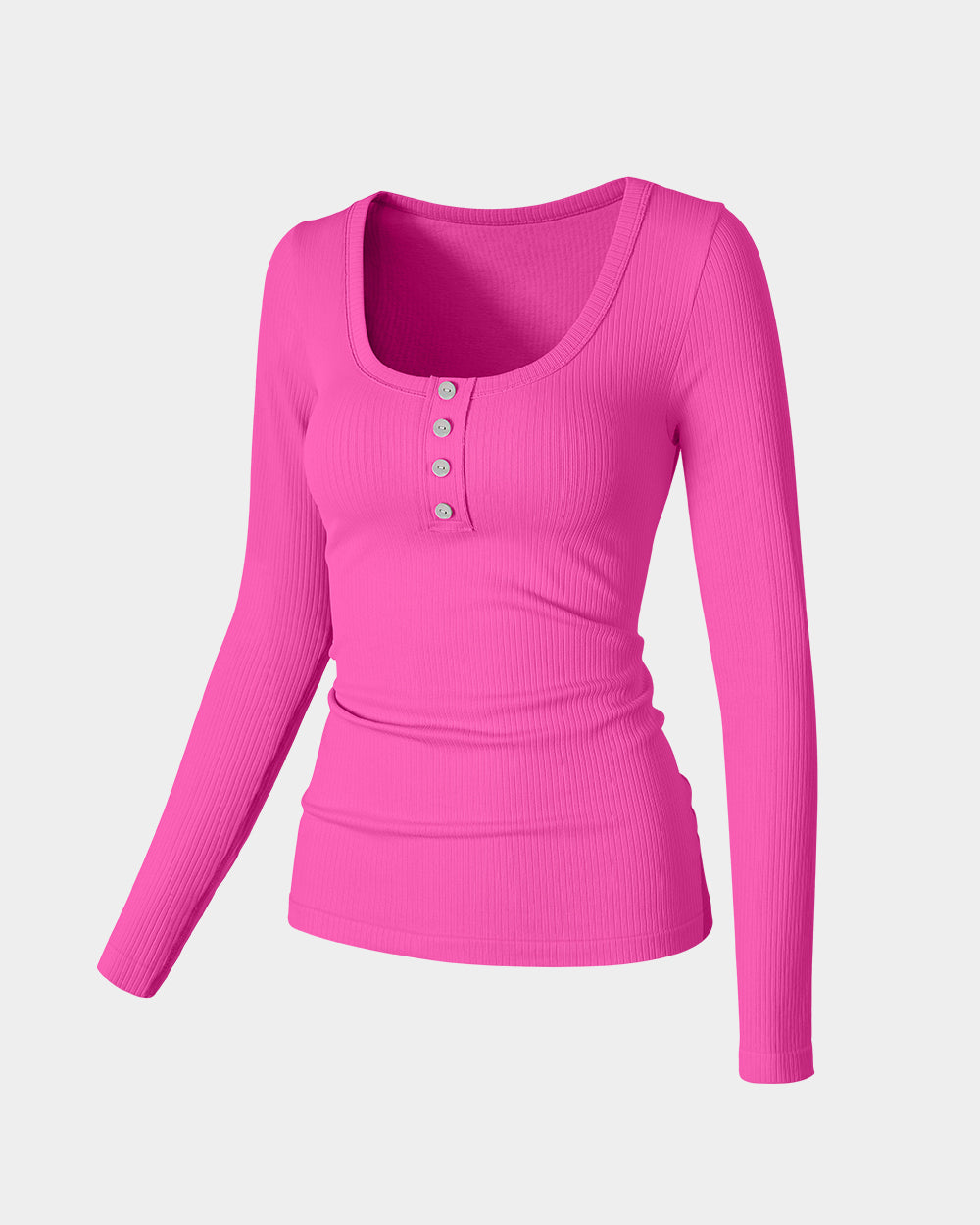 Long Sleeve Fixed button T-Shirts