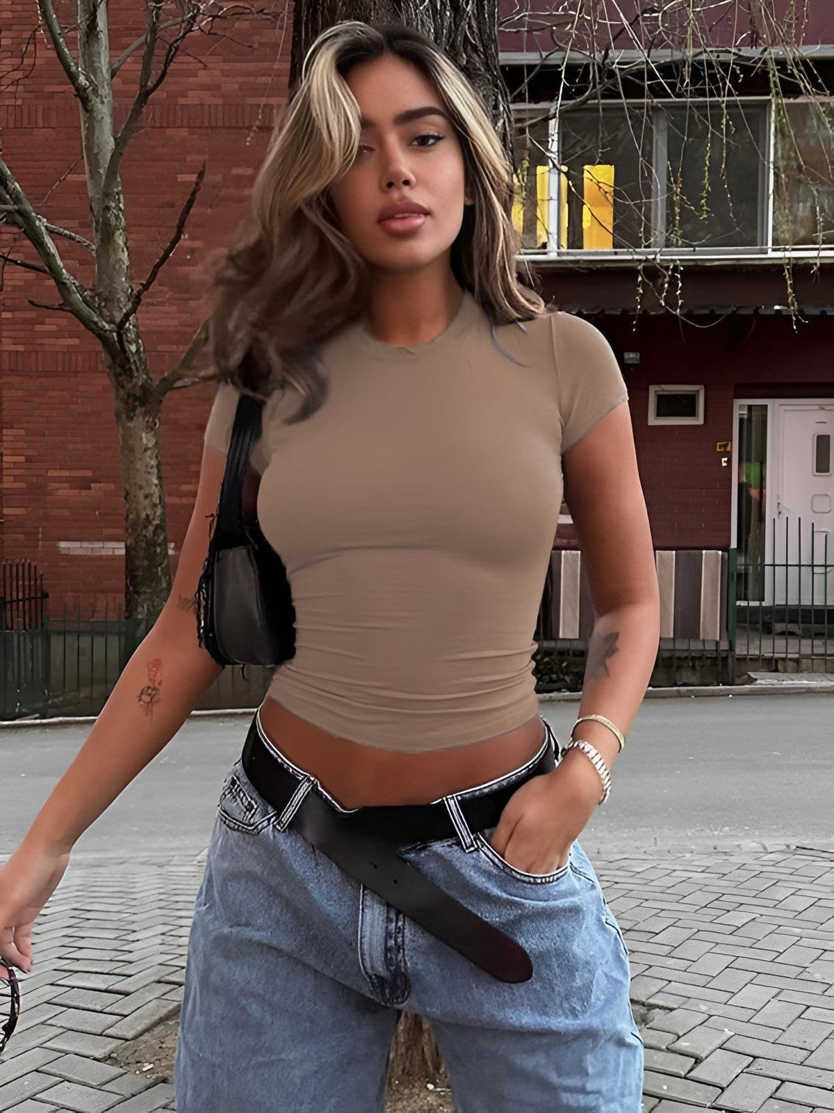 Elora Essential Slim-Fit Tee