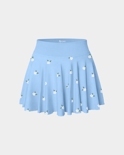 Casual A-line Skirt with Pockets