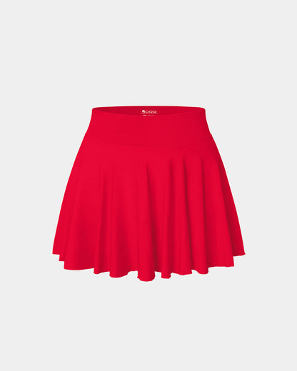 Casual A-line Skirt with Pockets