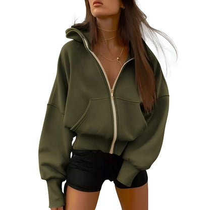 Aveline Zip Fleece Hoodie