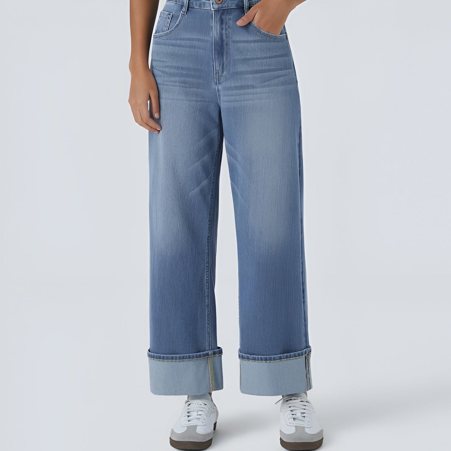 Elora Flex Wide-Leg Jeans