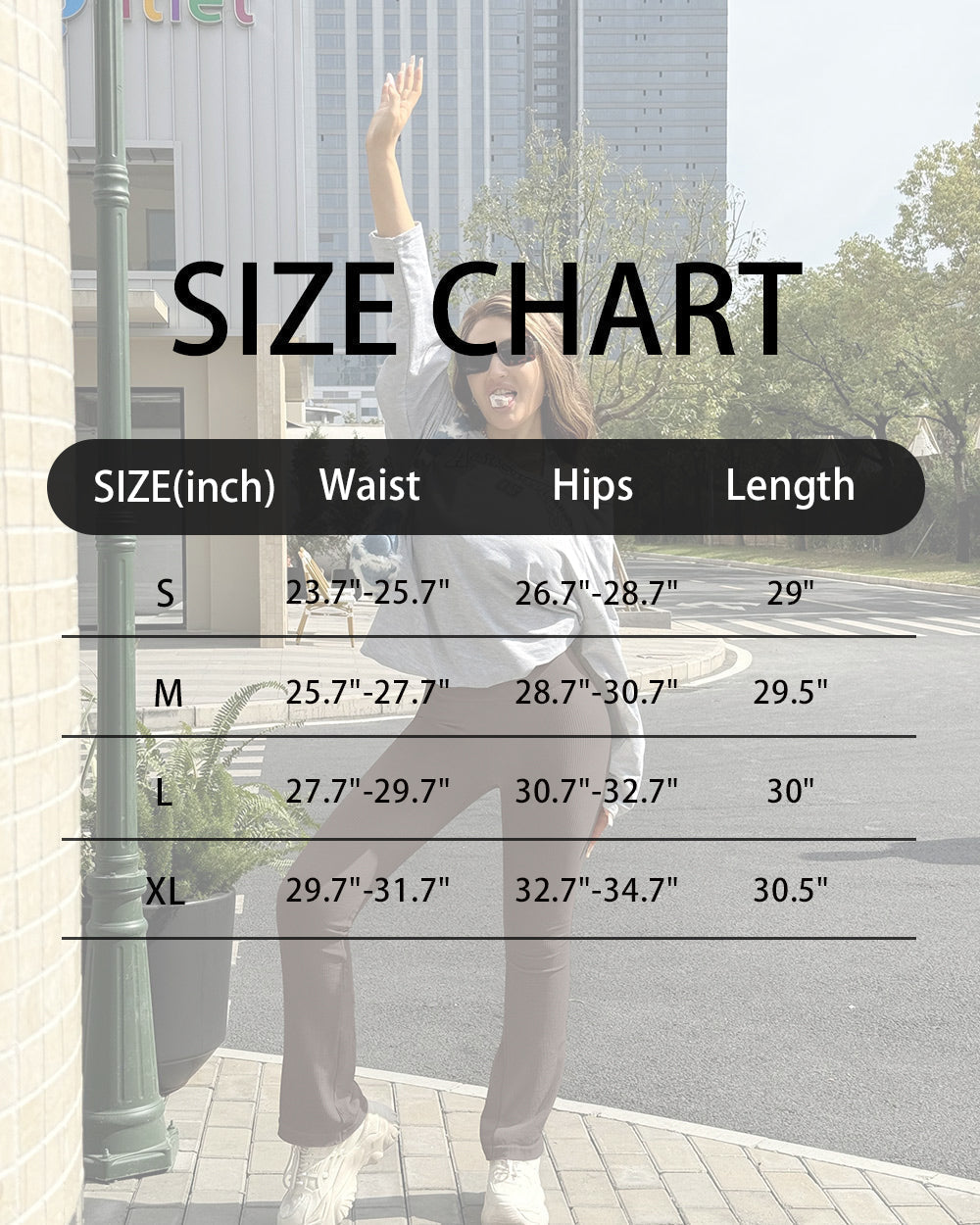 High Waist Flare Leggings