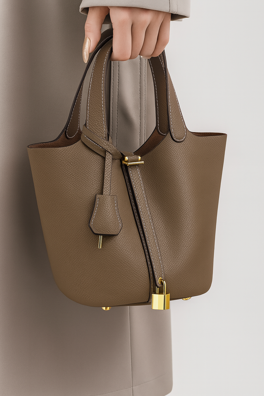 Luxe Minimalist Bucket Bag