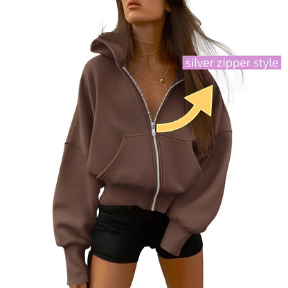 Aveline Zip Fleece Hoodie