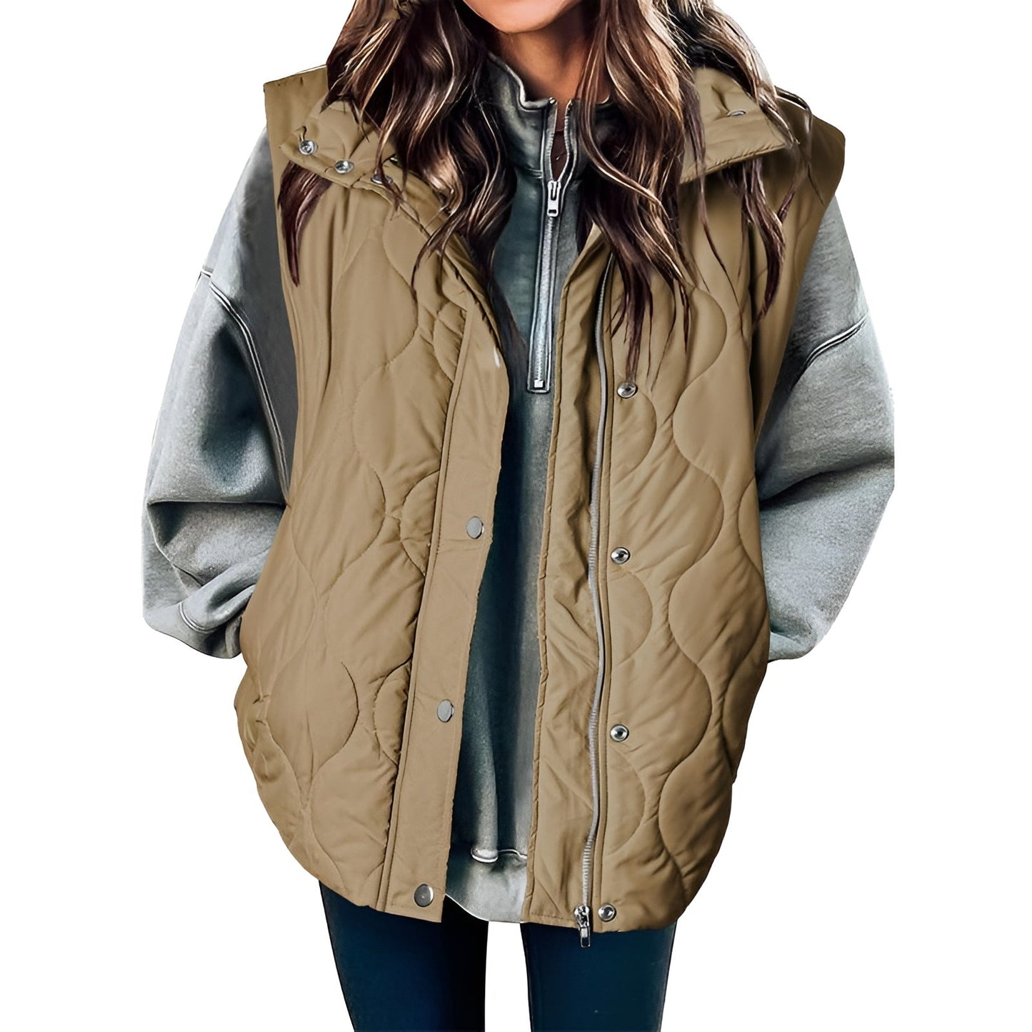 Aveline Oversized Puffer Vest