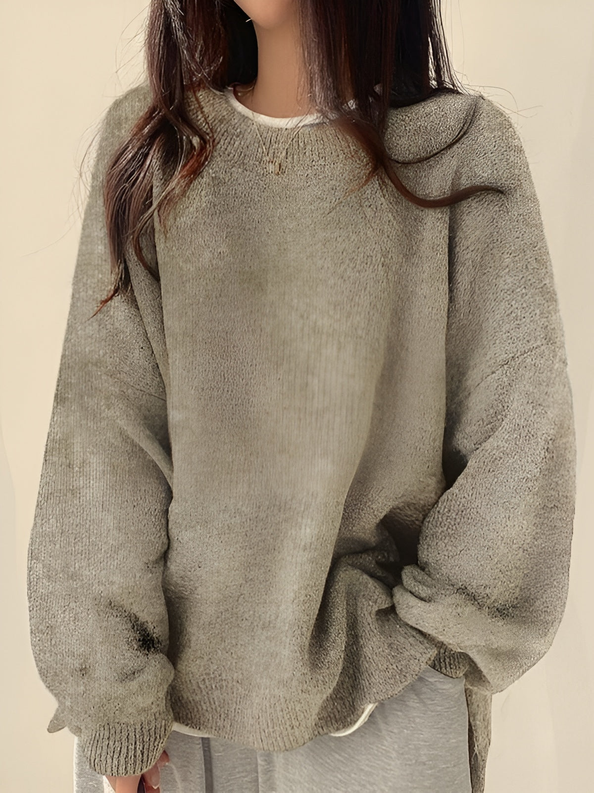 Elora Cozy Split-Hem Sweater