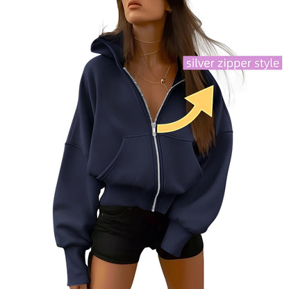 Aveline Zip Fleece Hoodie