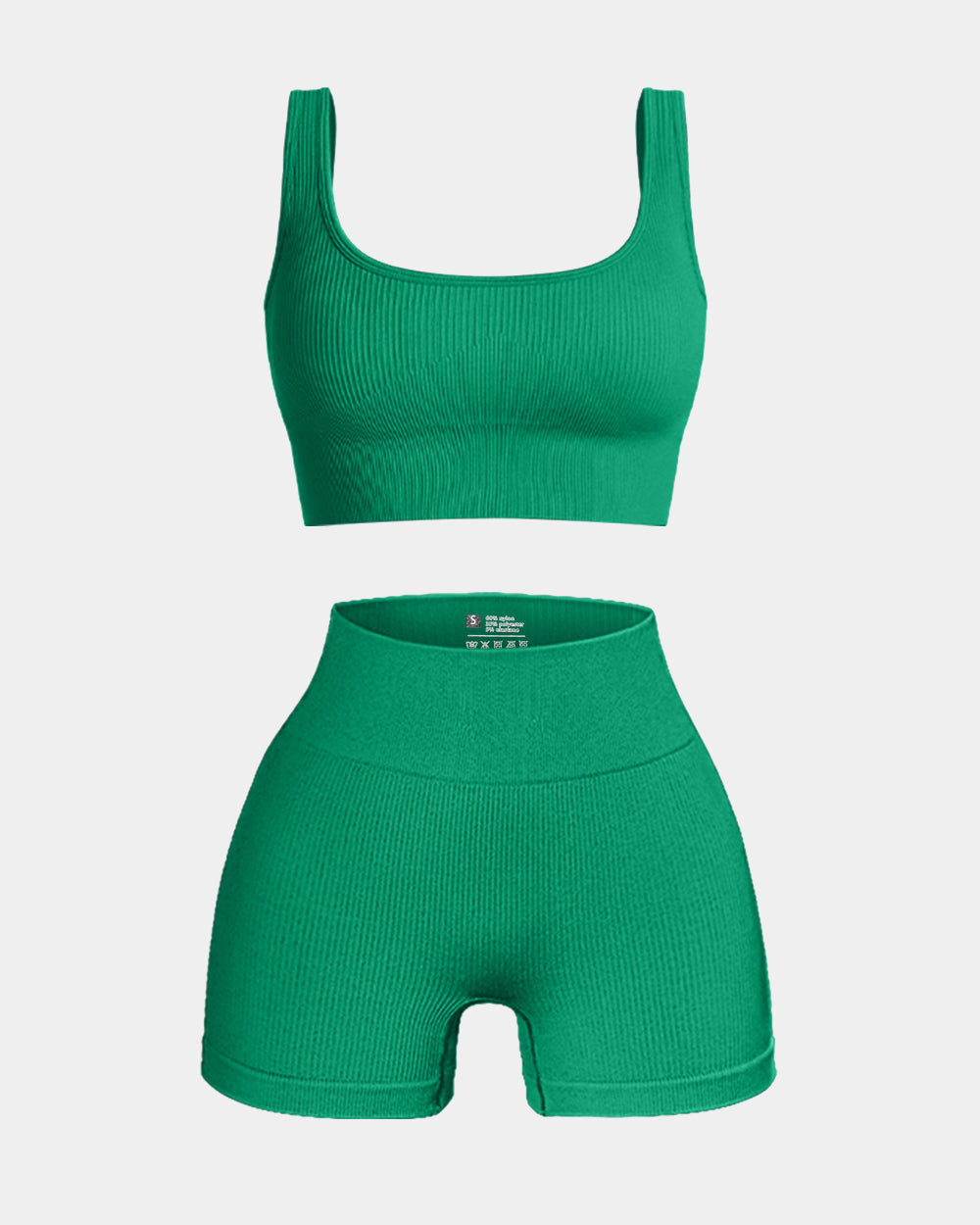 High Waist Leggings with Sports Bra Exercise Set