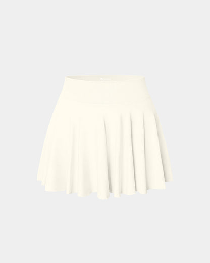 Casual A-line Skirt with Pockets