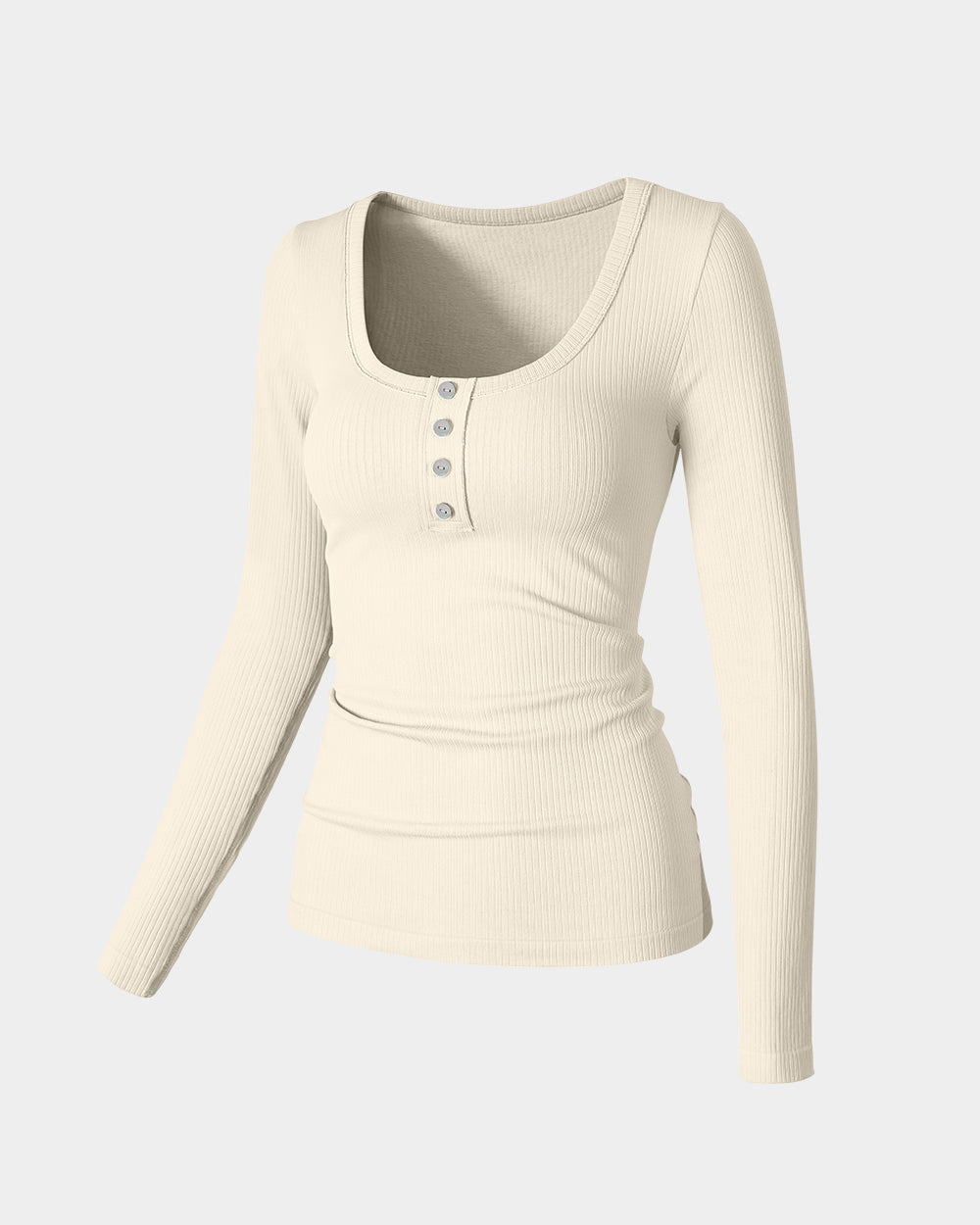 Long Sleeve Fixed button T-Shirts