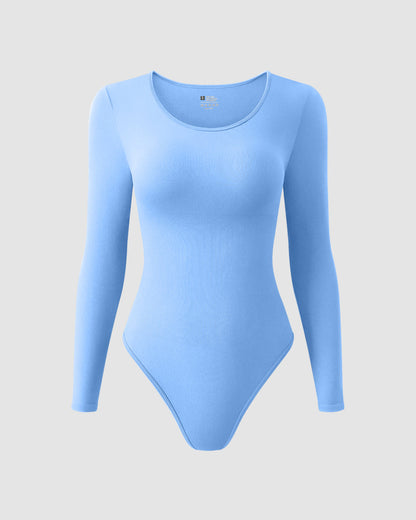 Crew neck Long Sleeve Bodysuit