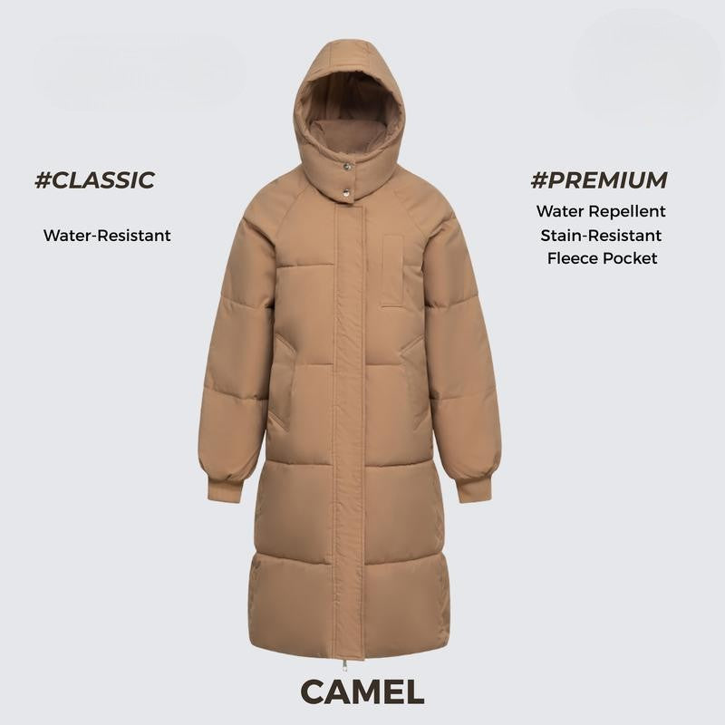 Aveline Classic Long Puffer Coat