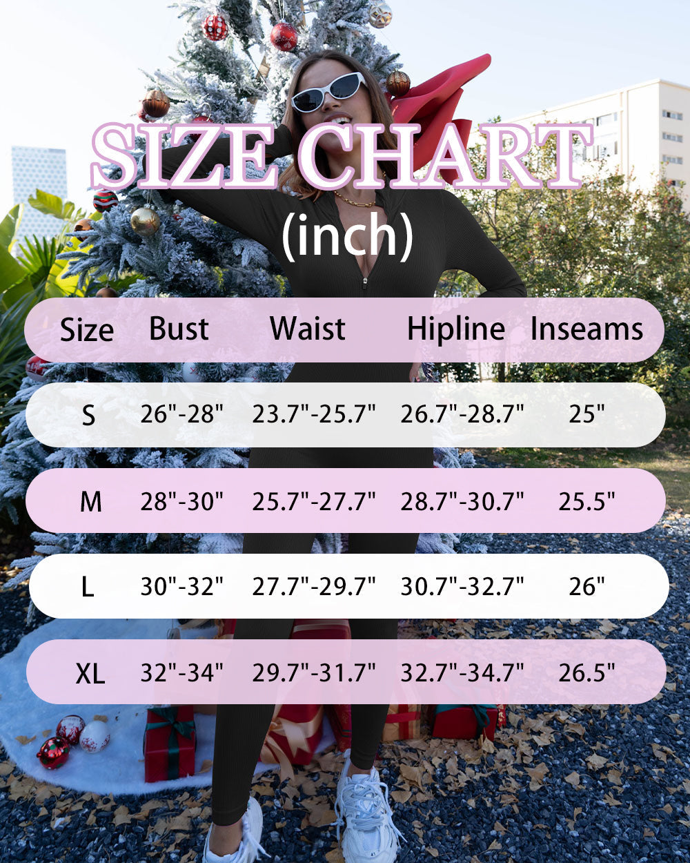 Long Sleeve Zip Front Jumpsuits