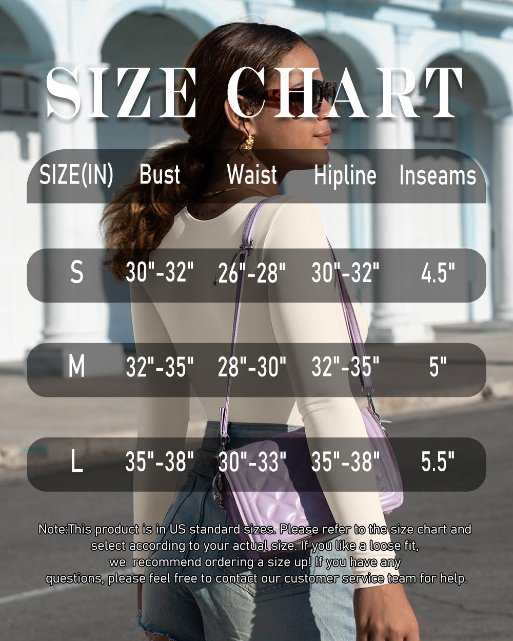 Crew neck Long Sleeve Bodysuit