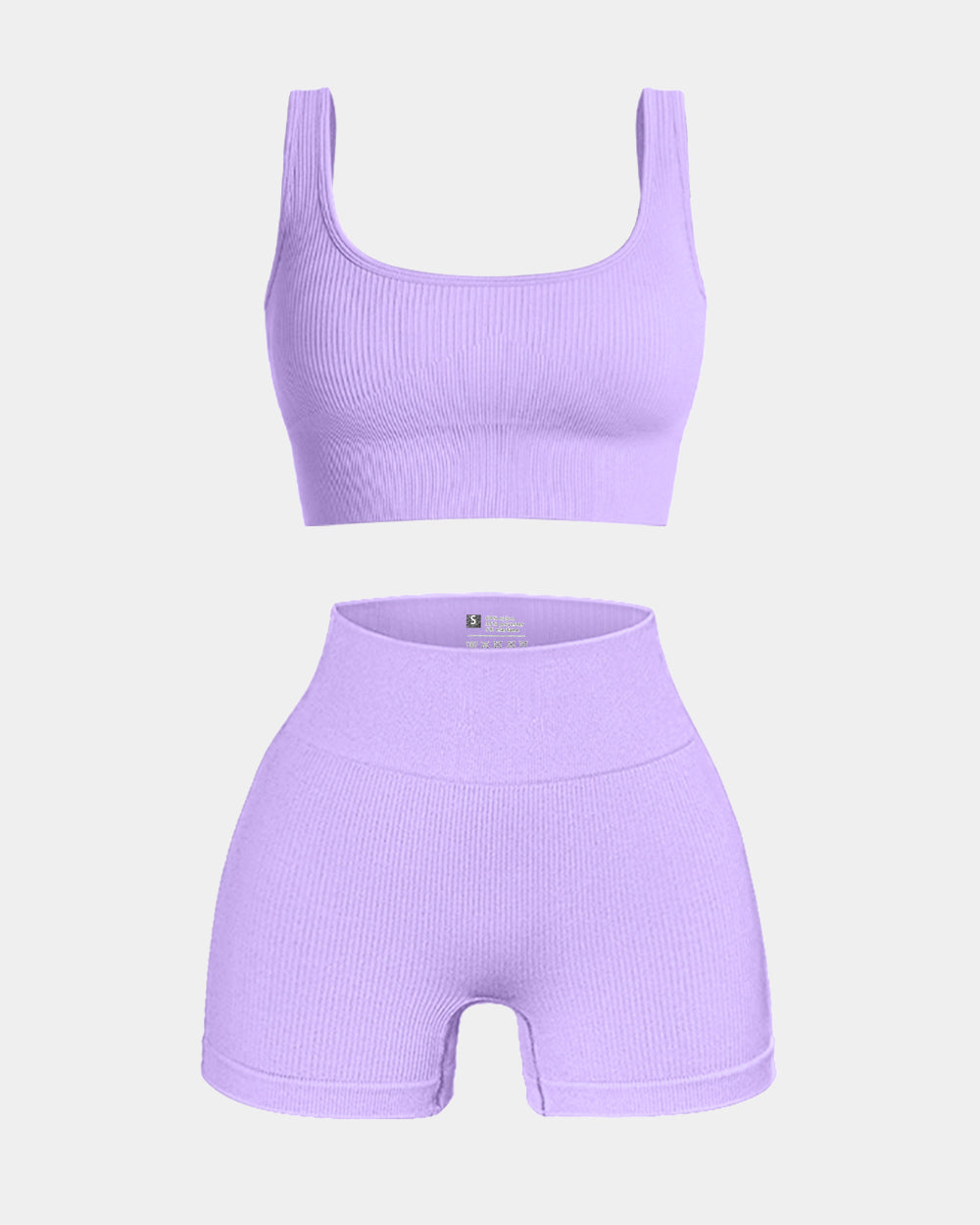 High Waist Leggings with Sports Bra Exercise Set