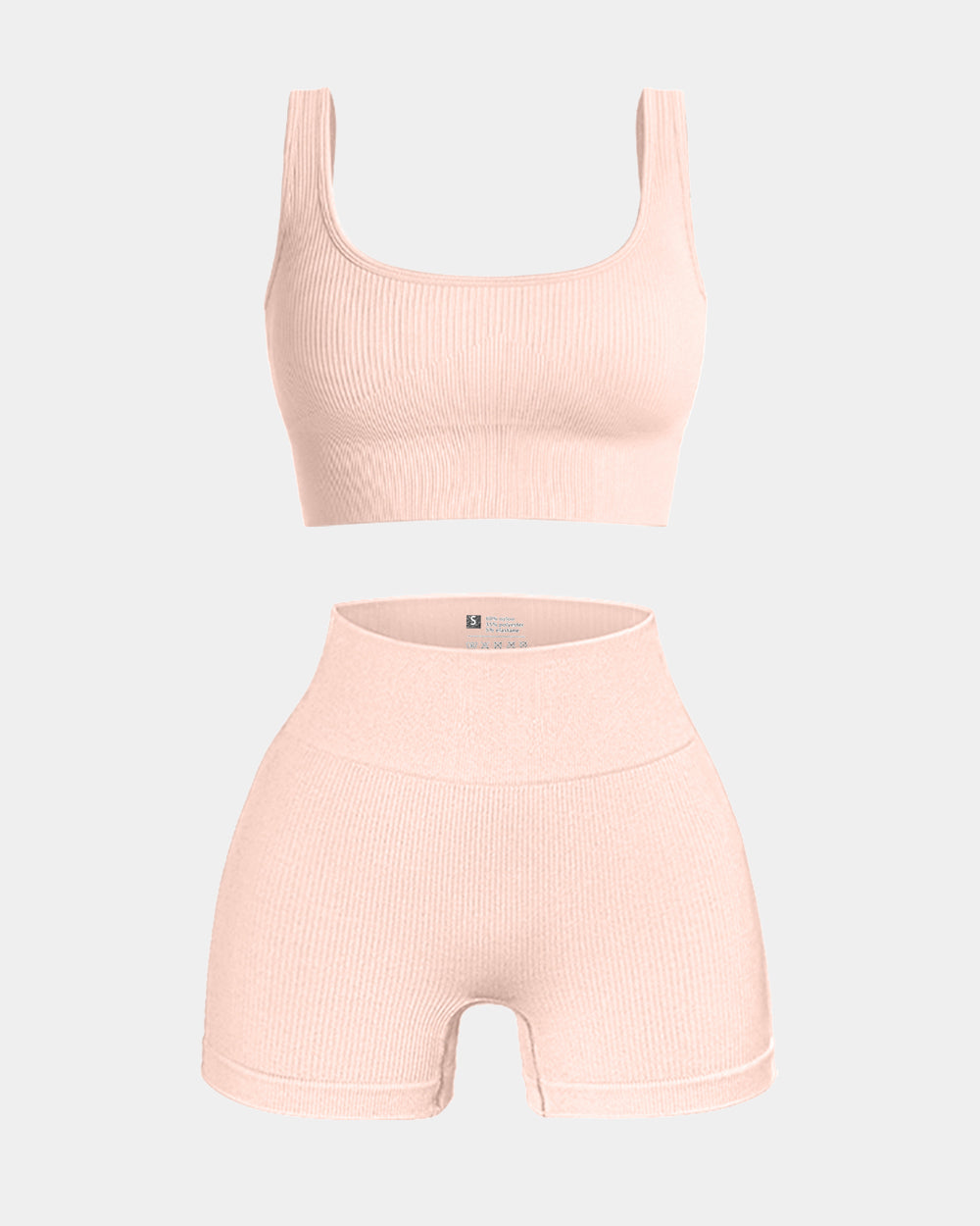 High Waist Leggings with Sports Bra Exercise Set