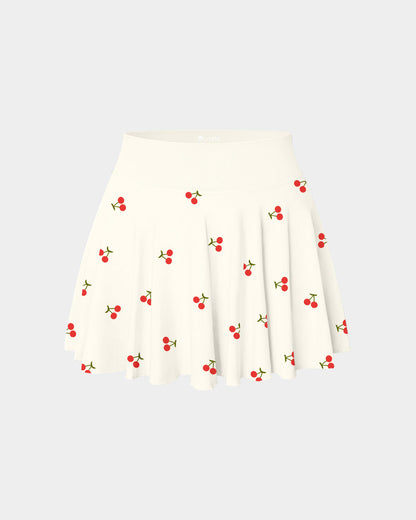 Casual A-line Skirt with Pockets