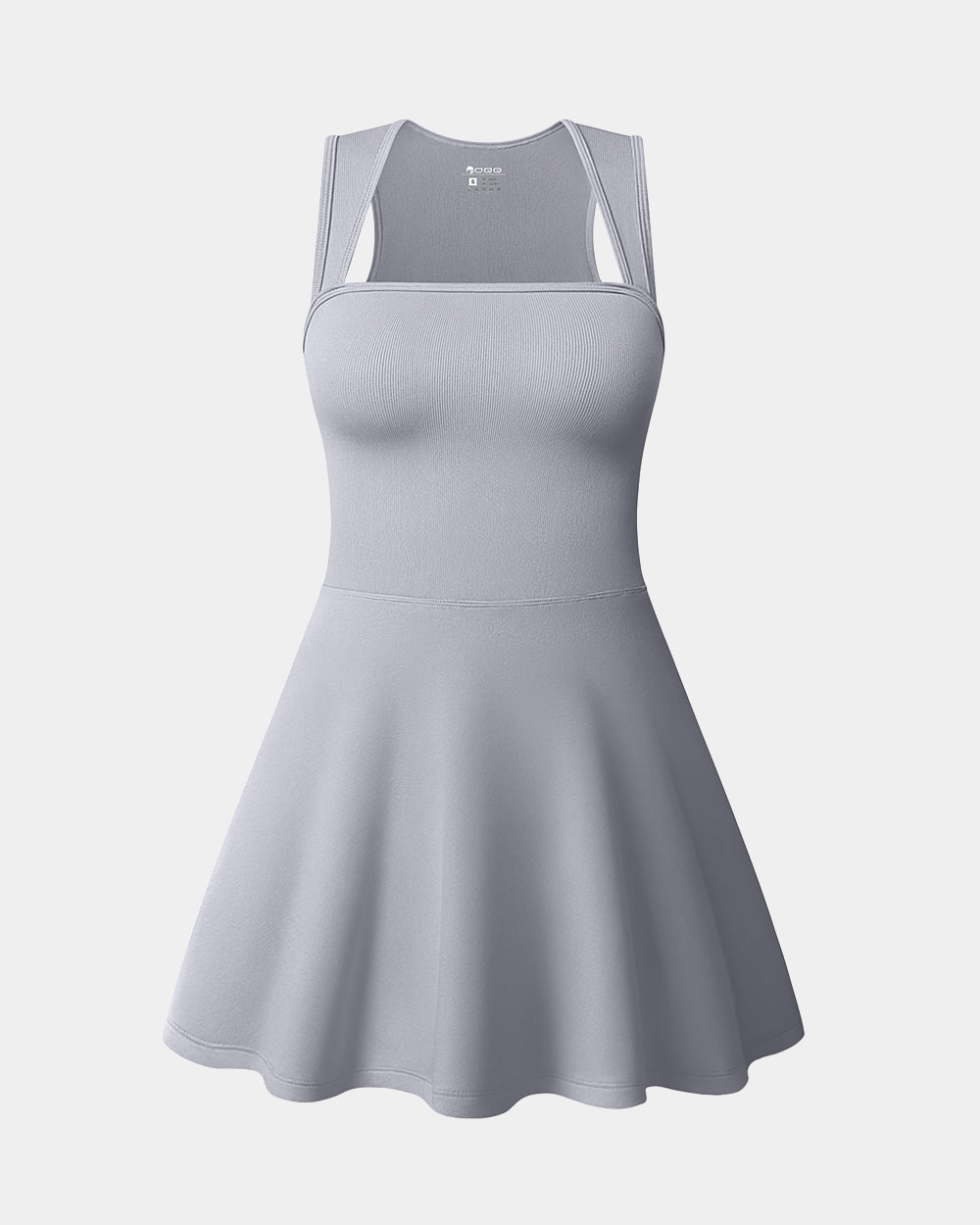 Sleeveless Tank Top Stretch Flare Mini Dresses