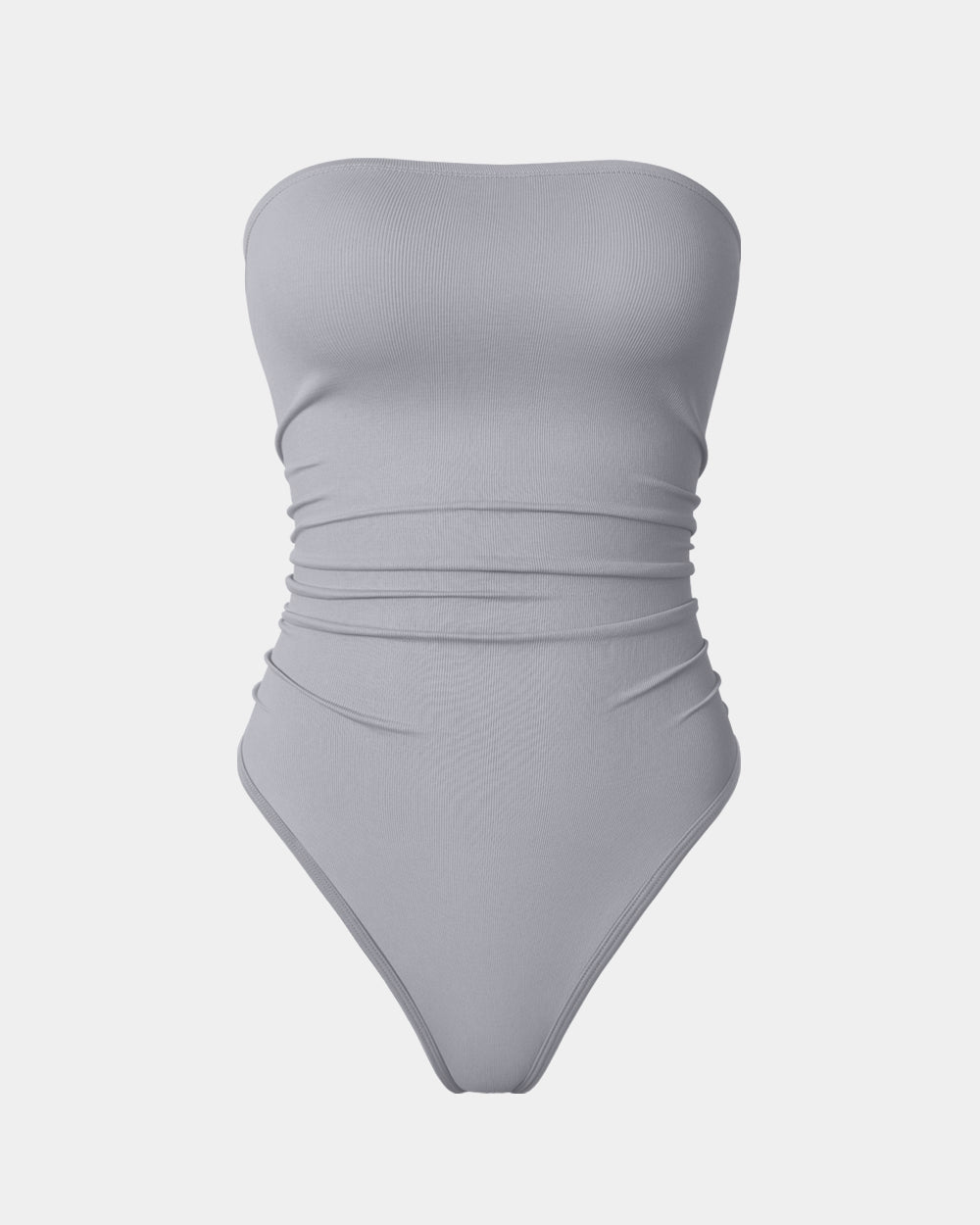 Strapless Ruched Stretch Bodysuits