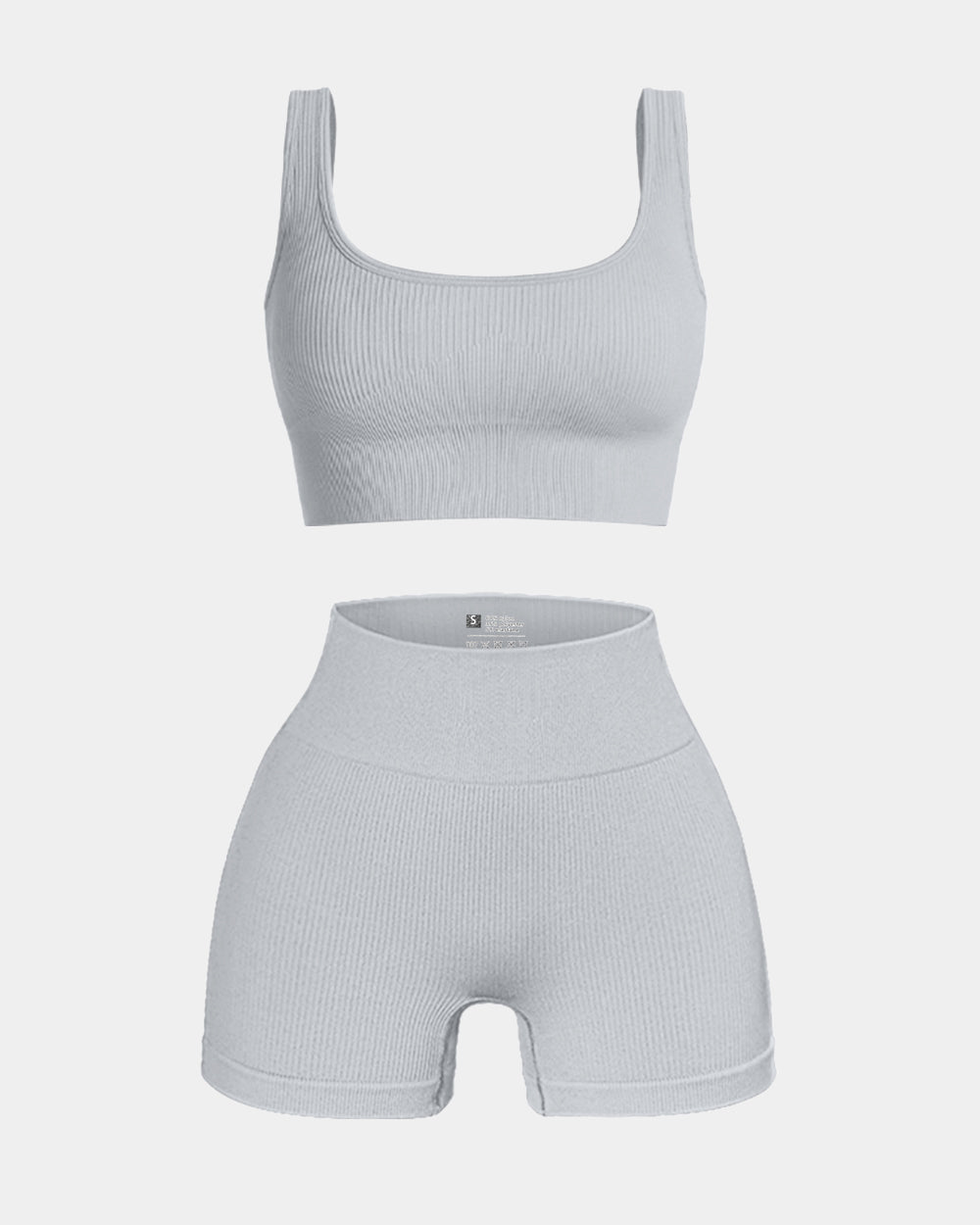 High Waist Leggings with Sports Bra Exercise Set