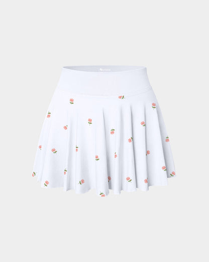 Casual A-line Skirt with Pockets