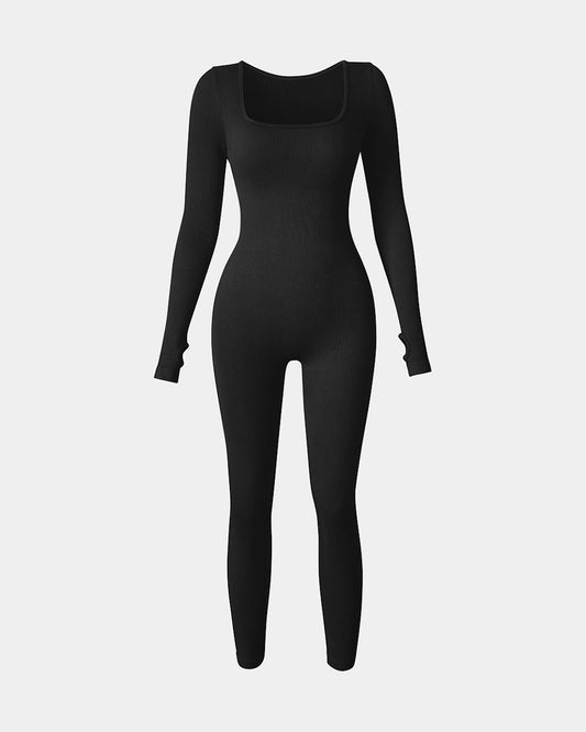 Long Sleeve Sport Jumpsuits