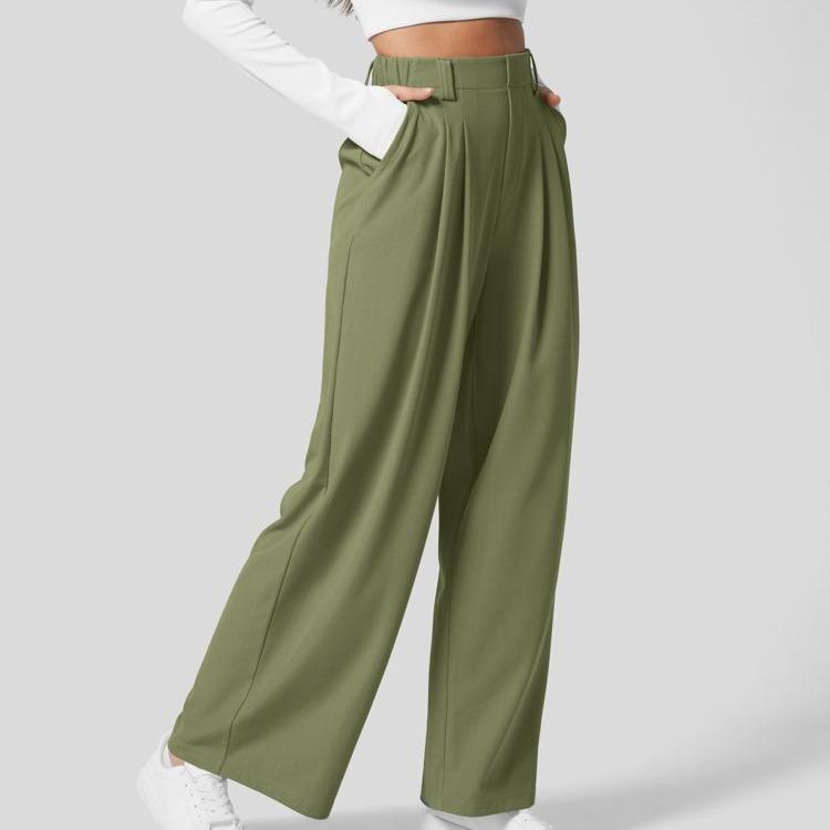 Aveline Wide-Leg Work Pants