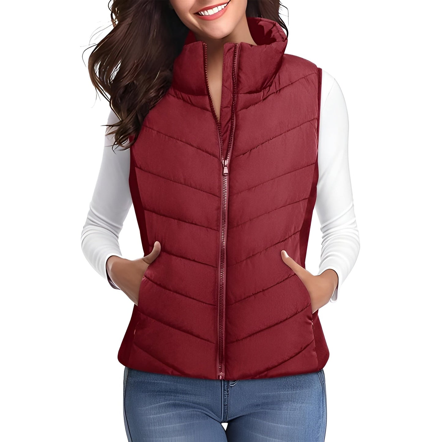 Aveline Quilted Puffer Vest