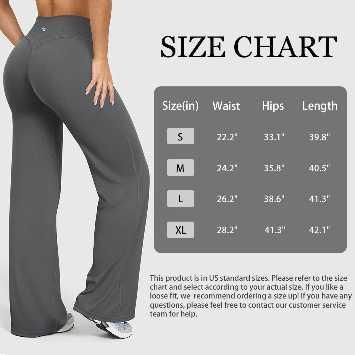 High-Waisted With a Compressive Wrap Waistband Pants