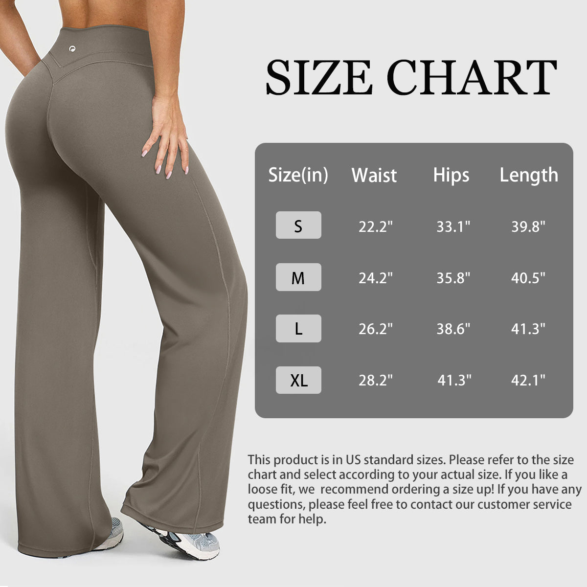 High-Waisted With a Compressive Wrap Waistband Pants