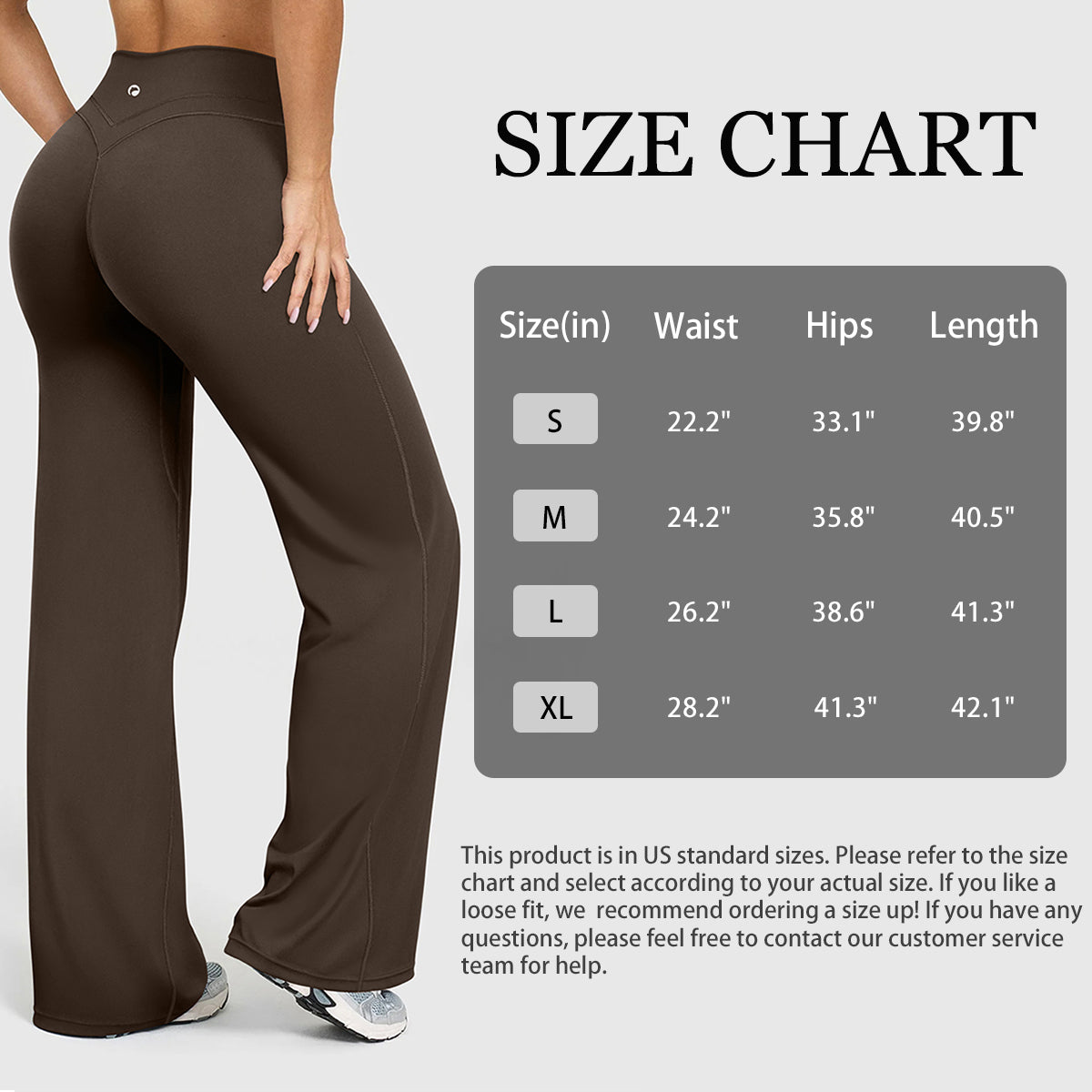 High-Waisted With a Compressive Wrap Waistband Pants