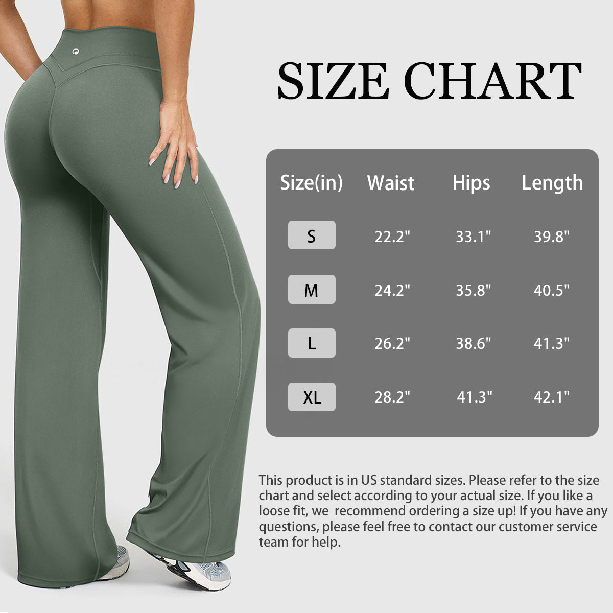 High-Waisted With a Compressive Wrap Waistband Pants