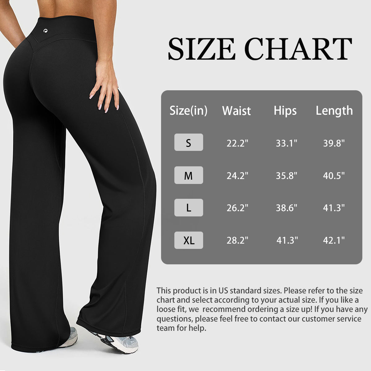 High-Waisted With a Compressive Wrap Waistband Pants